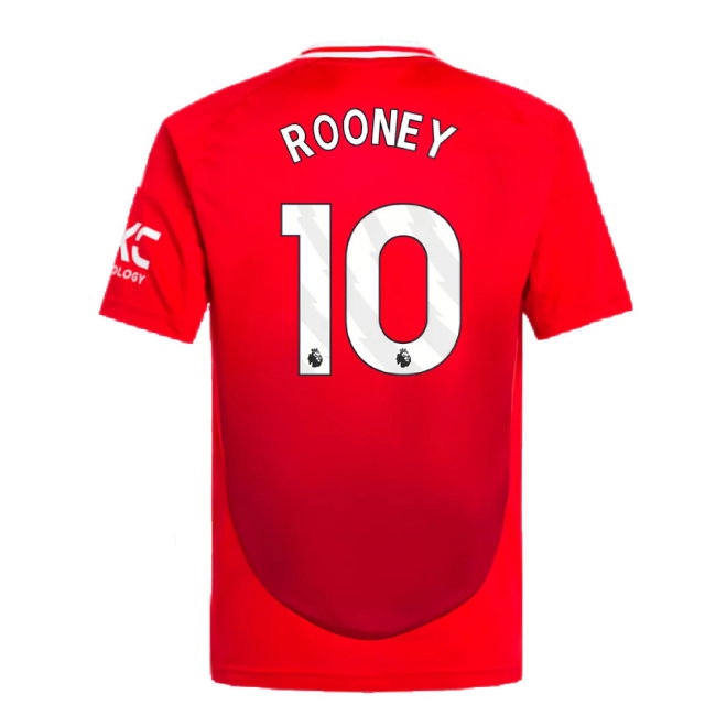 2024-2025 Man Utd Home Shirt (Kids) (Rooney 10) — Shop Now
