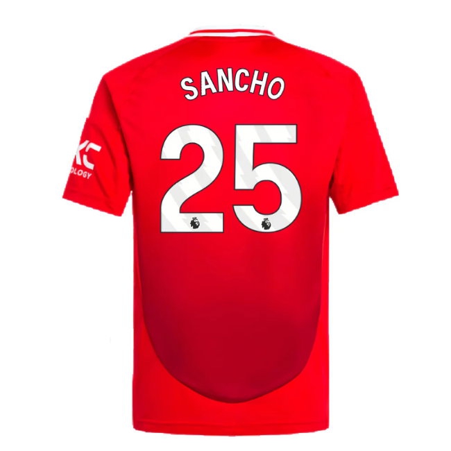 2024-2025 Man Utd Home Shirt (Kids) (Sancho 25) — Buy Now