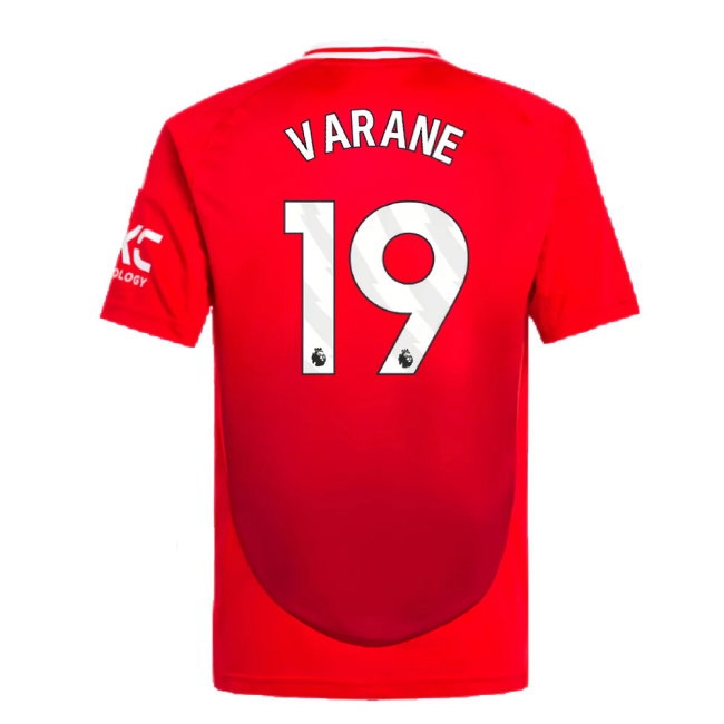 2024-2025 Man Utd Home Shirt (Kids) (Varane 19) — Buy Now