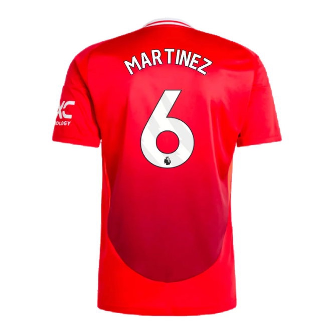 2024-2025 Man Utd Home Shirt (Martinez 6) — Buy Now