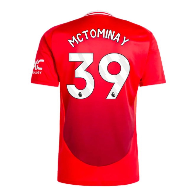 2024-2025 Man Utd Home Shirt (McTominay 39) — Shop Now