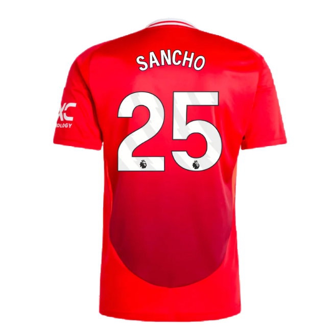 2024-2025 Man Utd Home Shirt (Sancho 25) — Buy Now