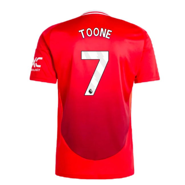 2024-2025 Man Utd Home Shirt (Toone 7) — Buy Online