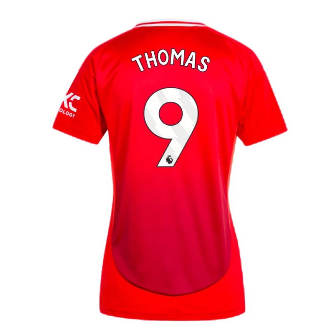 2024-2025 Man Utd Home Shirt (Womens) (Thomas 9) — Shop Now