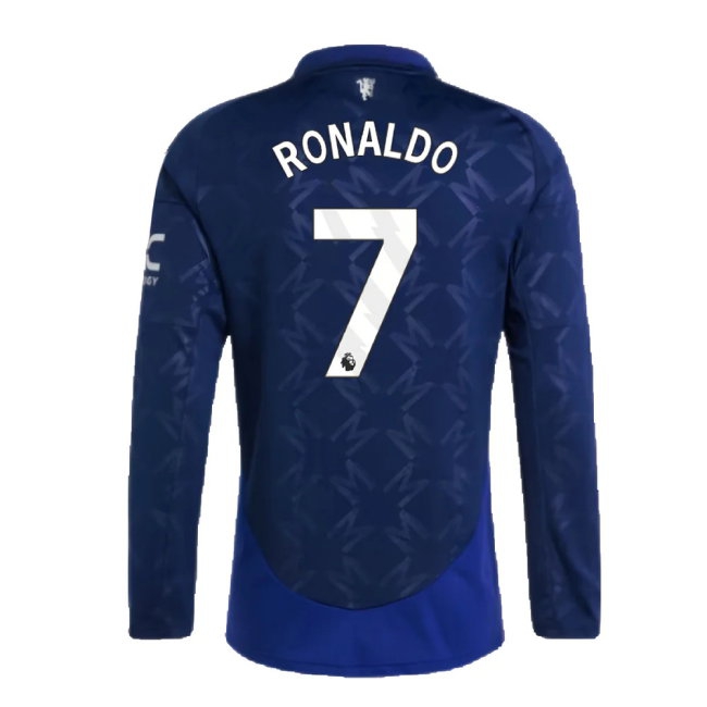2024-2025 Man Utd Long Sleeve Away Shirt (Ronaldo 7) — Shop Online