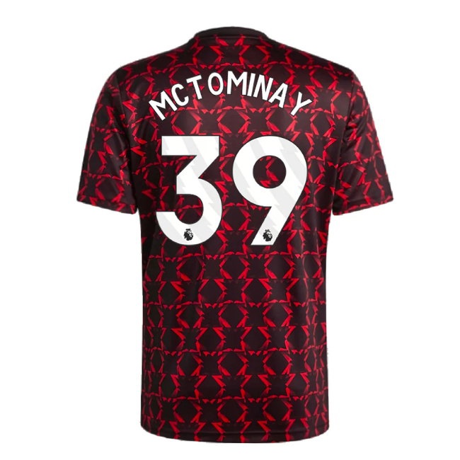 2024-2025 Man Utd Pre-Match Shirt (Black) (McTominay 39) — Shop Now