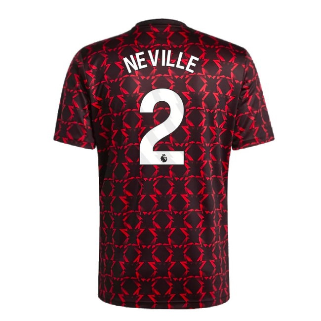 2024-2025 Man Utd Pre-Match Shirt (Black) (Neville 2) — Shop Now