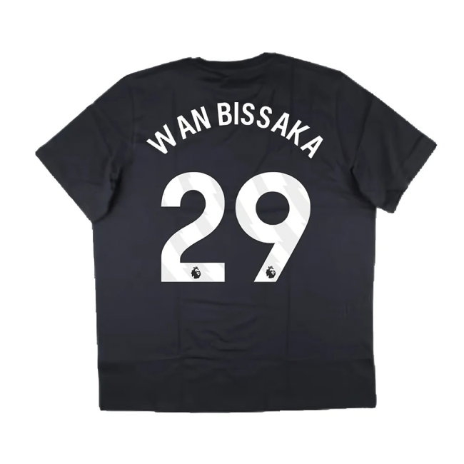 2024-2025 Man Utd Seasonal Graphic Tee (Night Grey) (Wan Bissaka 29) — Buy Online