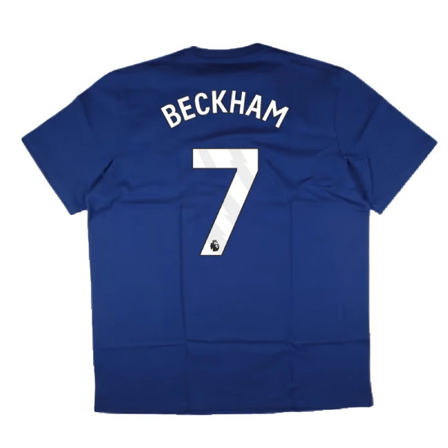 2024-2025 Man Utd Seasonal Tee (Victory Blue) (Beckham 7) — Buy Now