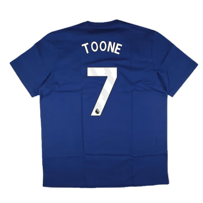 2024-2025 Man Utd Seasonal Tee (Victory Blue) (Toone 7) — Buy Online