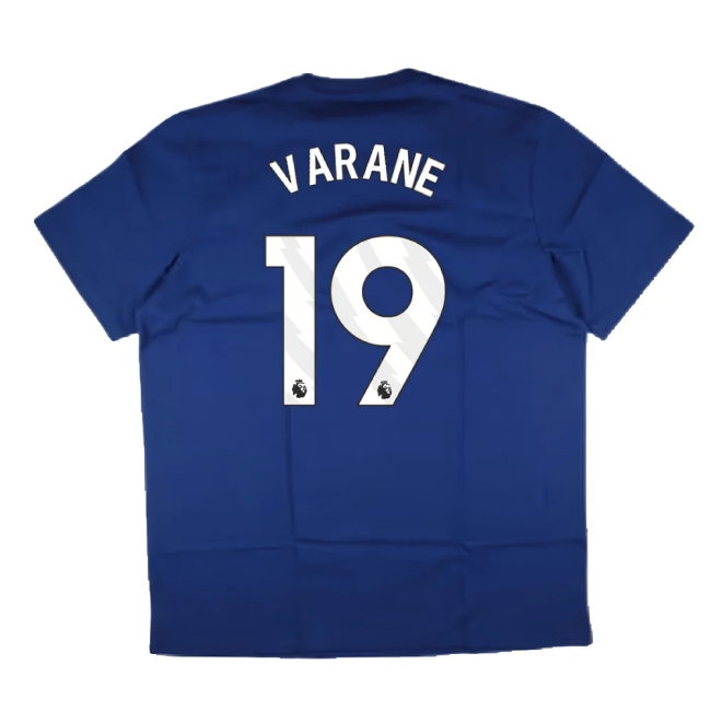 2024-2025 Man Utd Seasonal Tee (Victory Blue) (Varane 19) — Buy Now