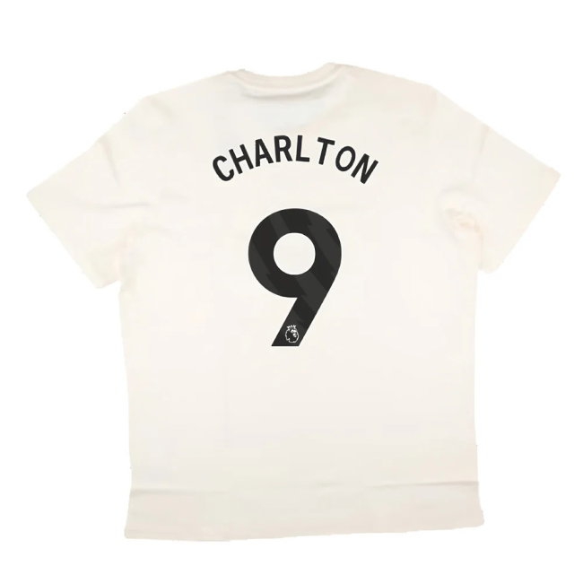 2024-2025 Man Utd SZN Graphic Tee (Cream White) (Charlton 9) — Buy Online