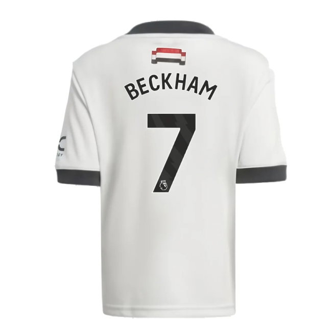 2024-2025 Man Utd Third Mini Kit (Beckham 7) — Shop Now