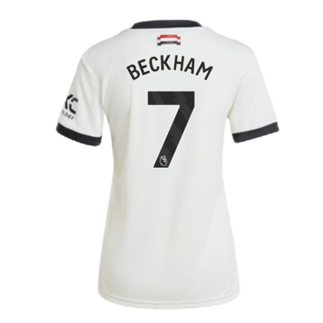 2024-2025 Man Utd Third Shirt (Womens) (Beckham 7) — Shop Online