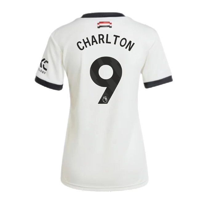 2024-2025 Man Utd Third Shirt (Womens) (Charlton 9) — Shop Online