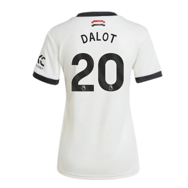 2024-2025 Man Utd Third Shirt (Womens) (Dalot 20) — Buy Now