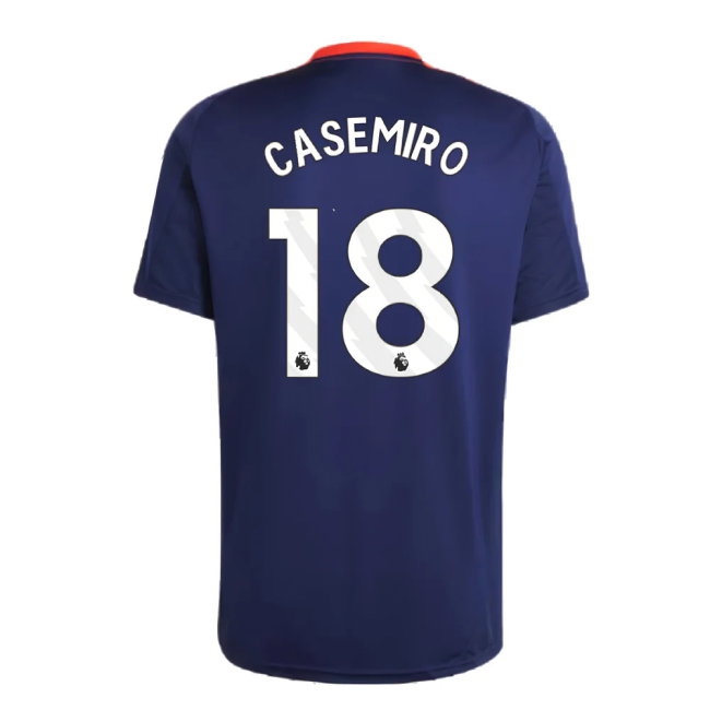 2024-2025 Man Utd Training Jersey (Night Indigo) (Casemiro 18) — Shop Online
