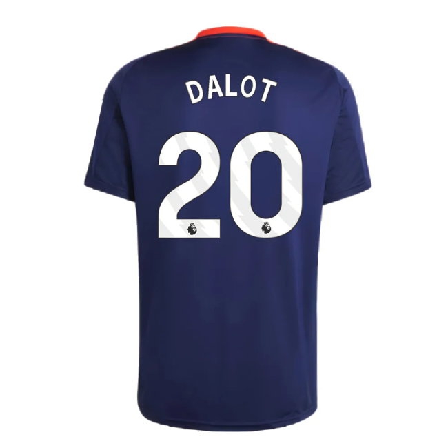 2024-2025 Man Utd Training Jersey (Night Indigo) (Dalot 20) — Shop Now