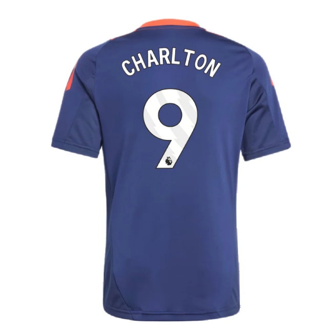 2024-2025 Man Utd Training Jersey (Night Indigo) - Kids (Charlton 9) — Buy Now