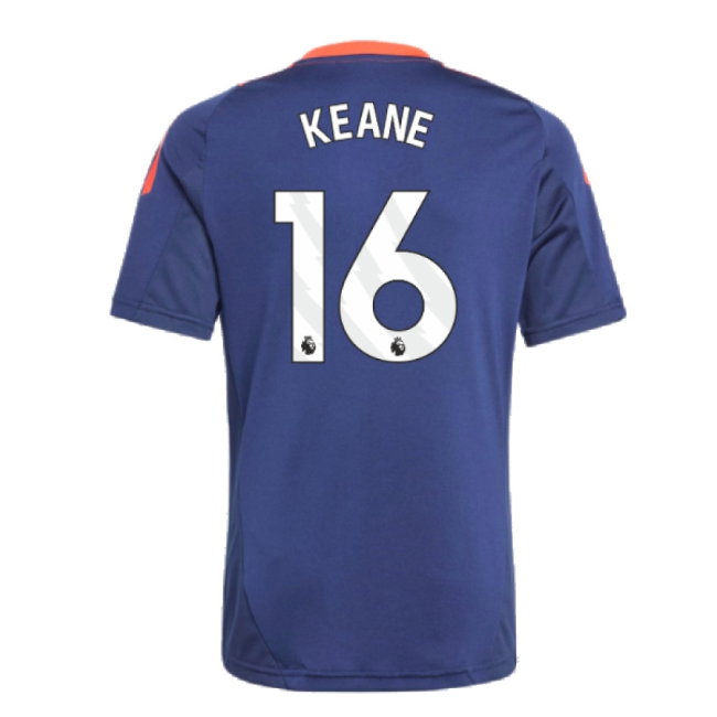 2024-2025 Man Utd Training Jersey (Night Indigo) - Kids (Keane 16) — Buy Online