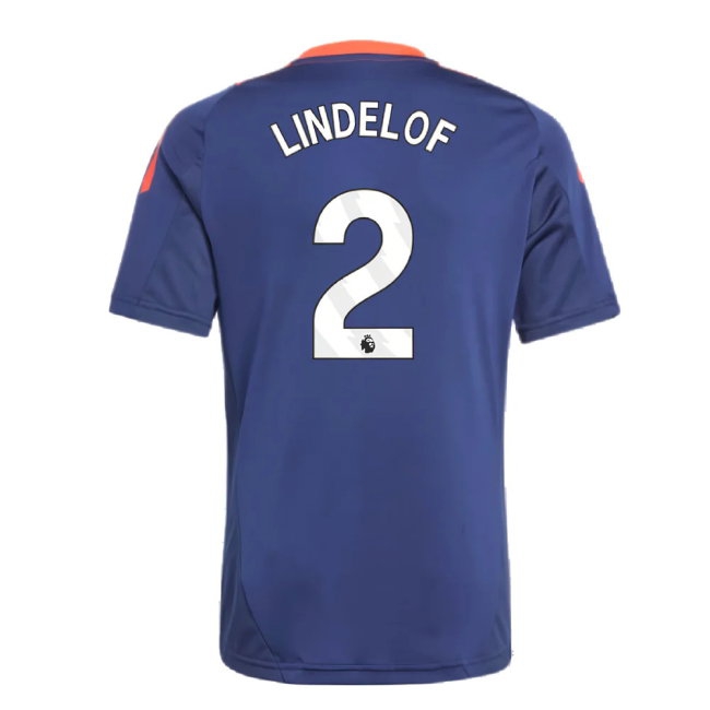 2024-2025 Man Utd Training Jersey (Night Indigo) - Kids (Lindelof 2) — Shop Online