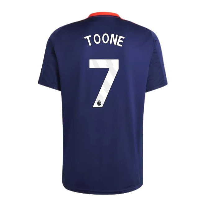 2024-2025 Man Utd Training Jersey (Night Indigo) (Toone 7) — Buy Online