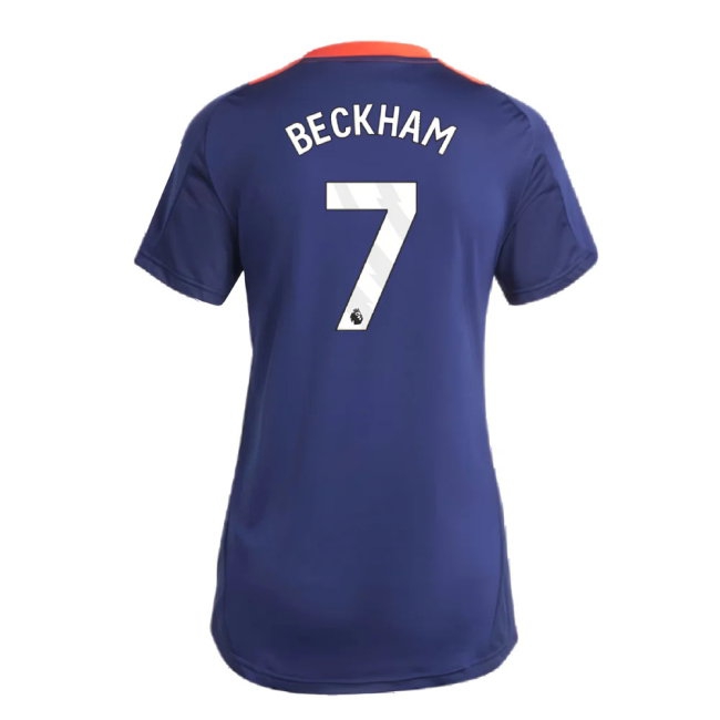 2024-2025 Man Utd Training Jersey (Night Indigo) - Womens (Beckham 7) — Buy Now