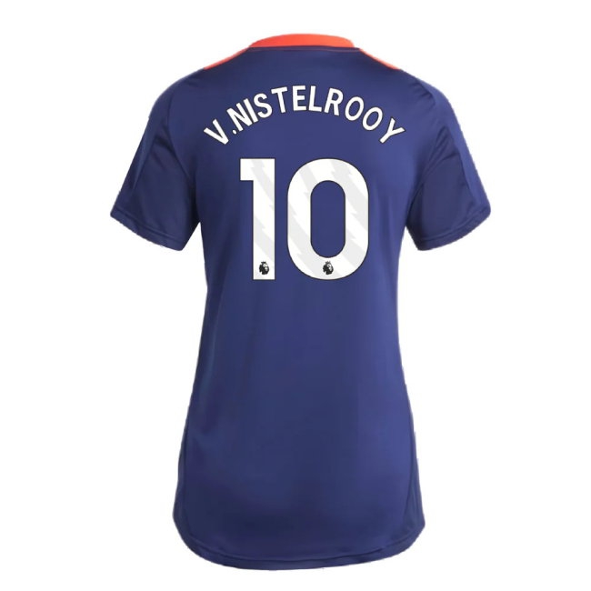 2024-2025 Man Utd Training Jersey (Night Indigo) - Womens (V.Nistelrooy 10) — Buy Now