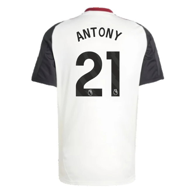 2024-2025 Man Utd Training Jersey (Off White) (Antony 21) — Shop Now
