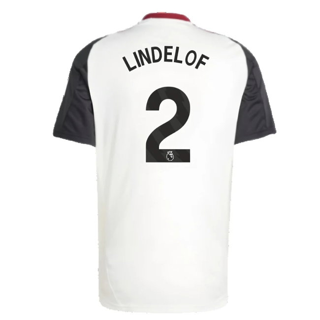 2024-2025 Man Utd Training Jersey (Off White) (Lindelof 2) — Buy Now
