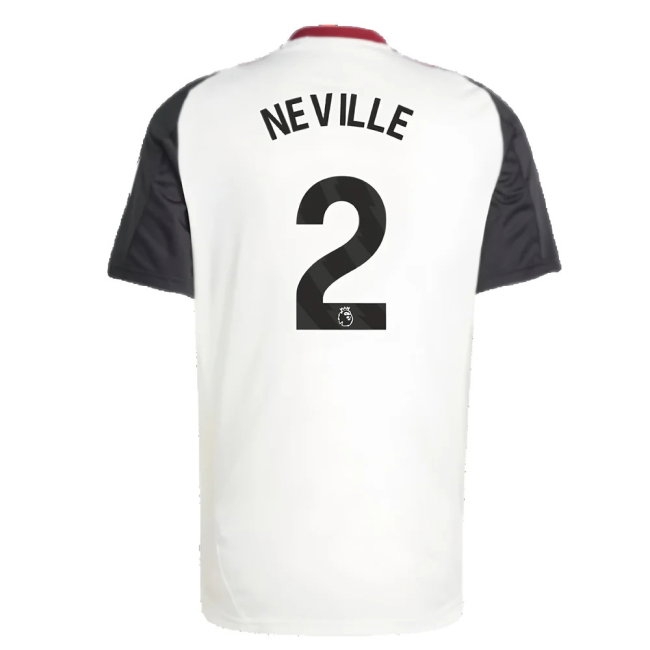 2024-2025 Man Utd Training Jersey (Off White) (Neville 2) — Buy Now