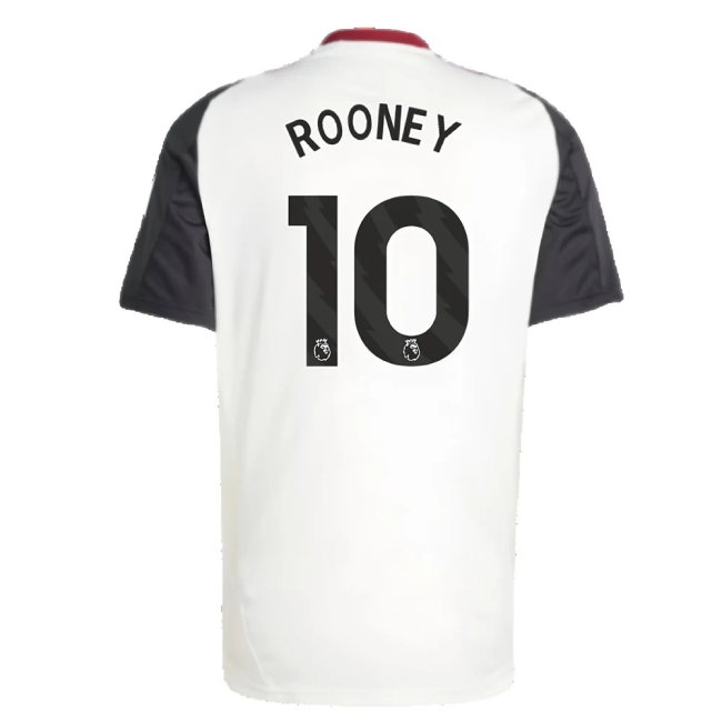 2024-2025 Man Utd Training Jersey (Off White) (Rooney 10) — Shop Now