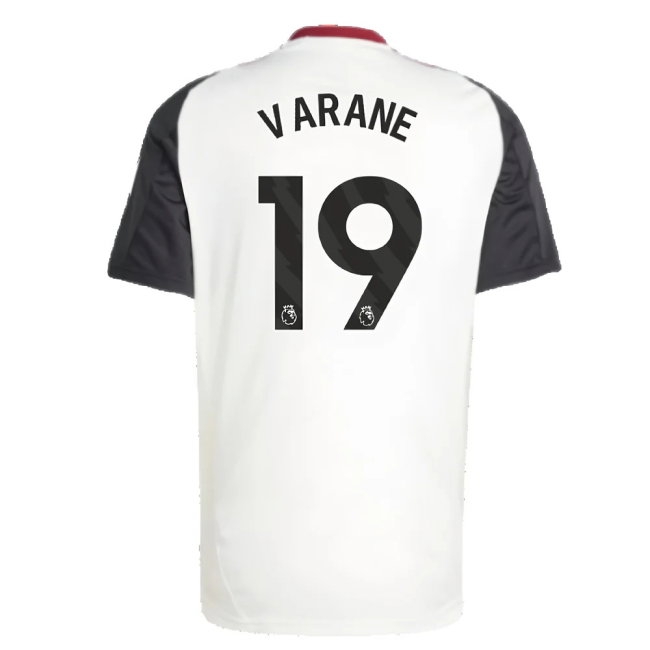2024-2025 Man Utd Training Jersey (Off White) (Varane 19) — Buy Online