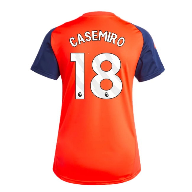 2024-2025 Man Utd Training Jersey (Red) - Womens (Casemiro 18) — Buy Now