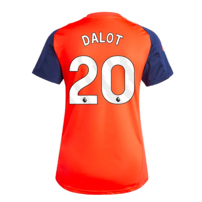 2024-2025 Man Utd Training Jersey (Red) - Womens (Dalot 20) — Buy Online