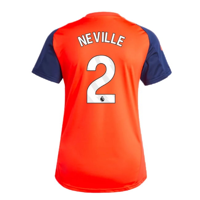 2024-2025 Man Utd Training Jersey (Red) - Womens (Neville 2) — Shop Online
