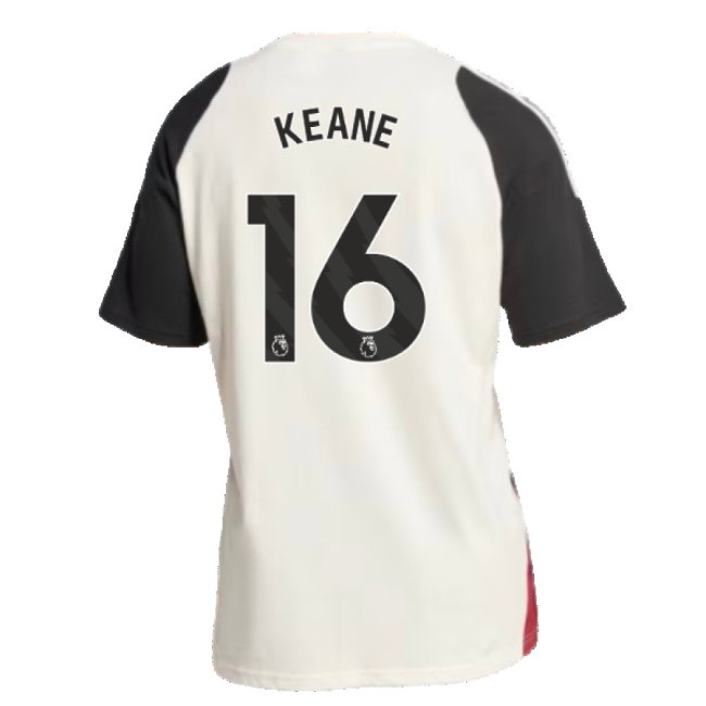 2024-2025 Man Utd Training Tee (Off White) (Keane 16) — Shop Now