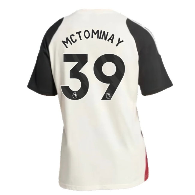 2024-2025 Man Utd Training Tee (Off White) (McTominay 39) — Shop Online