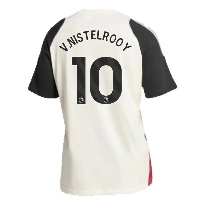 2024-2025 Man Utd Training Tee (Off White) (V.Nistelrooy 10) — Shop Online
