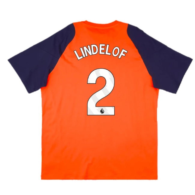 2024-2025 Man Utd Training Tee (Red) (Lindelof 2) — Shop Now