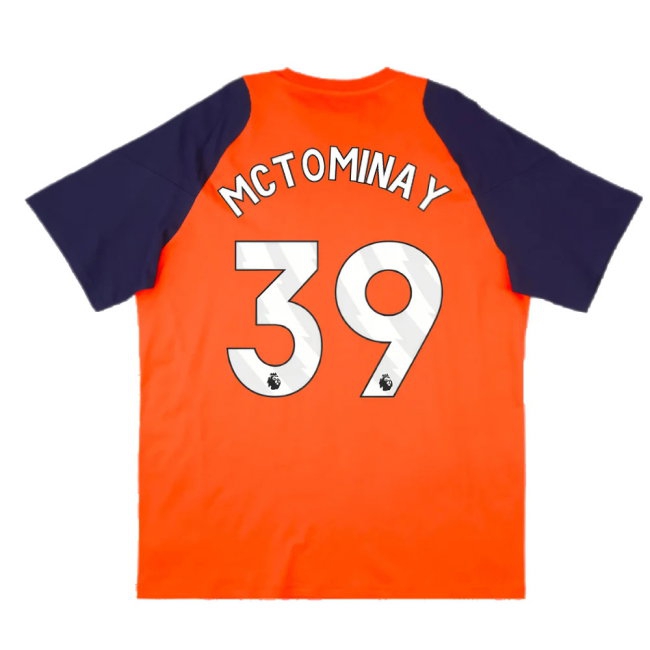 2024-2025 Man Utd Training Tee (Red) (McTominay 39) — Shop Now