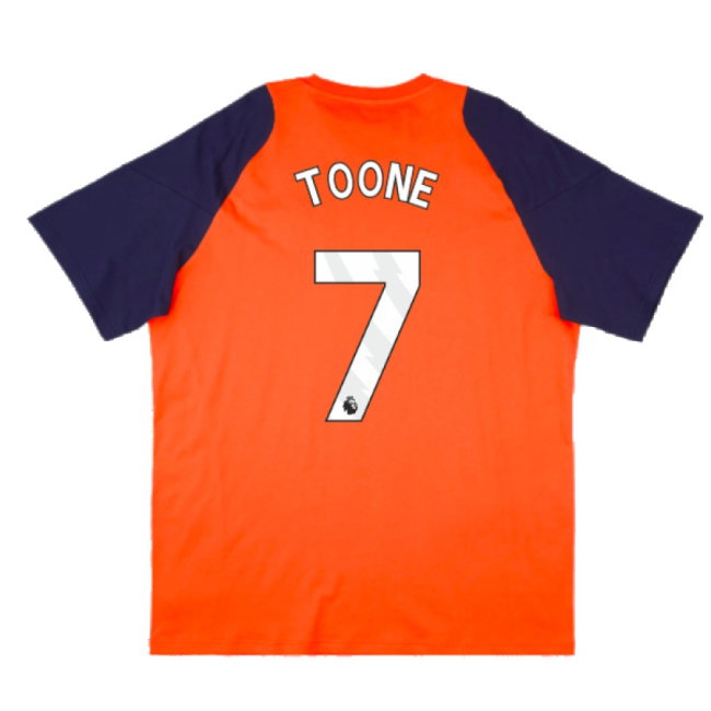 2024-2025 Man Utd Training Tee (Red) (Toone 7) — Shop Online