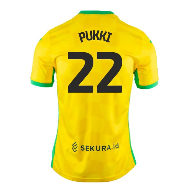 2024-2025 Norwich Home Shirt (Pukki 22) — Shop Online