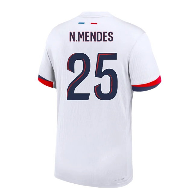 2024-2025 PSG Away Player Version Dri-ADV Shirt (N.Mendes 25) — Buy Now