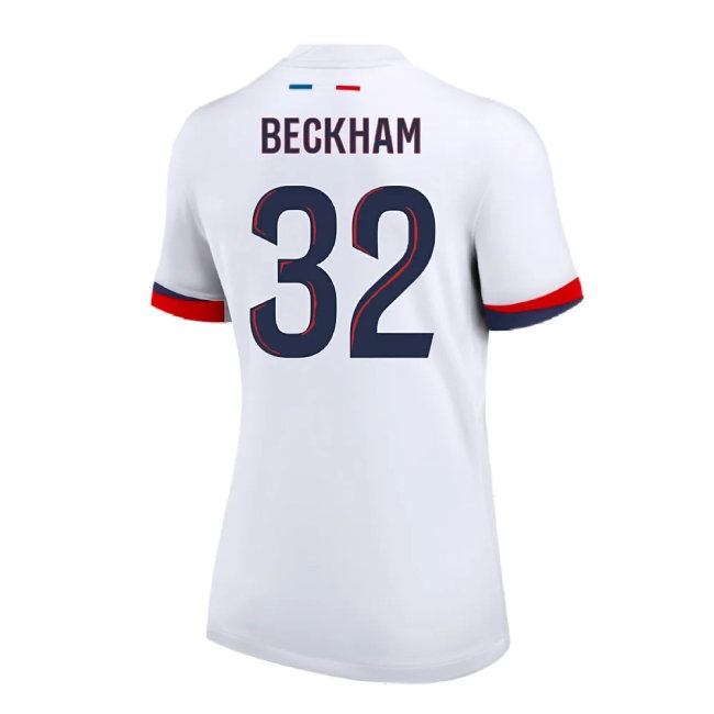 2024-2025 PSG Away Shirt (Womens) (Beckham 32) — Buy Now