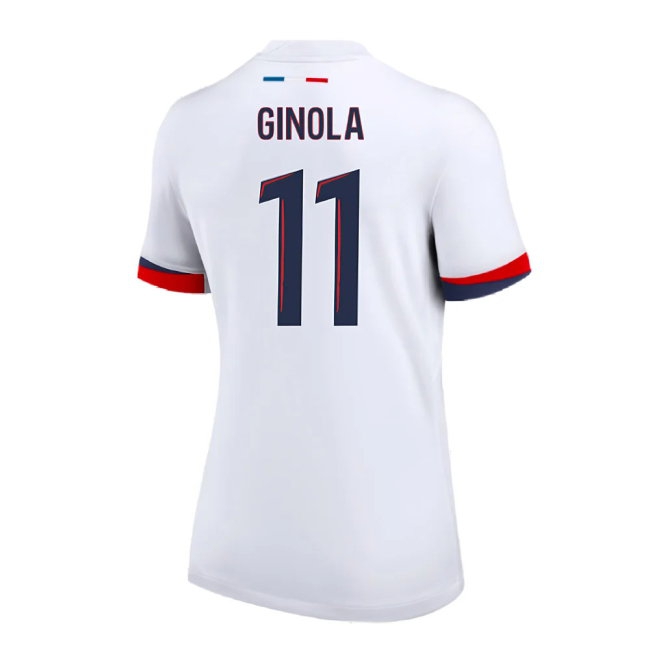 2024-2025 PSG Away Shirt (Womens) (Ginola 11) — Shop Now