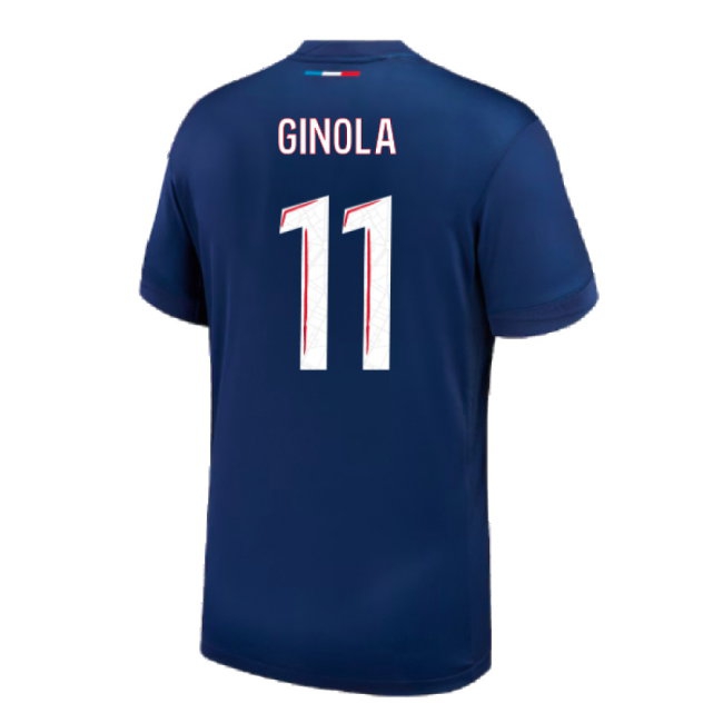 2024-2025 PSG Paris Saint Germain Home Shirt (Kids) (Ginola 11) — Buy Online