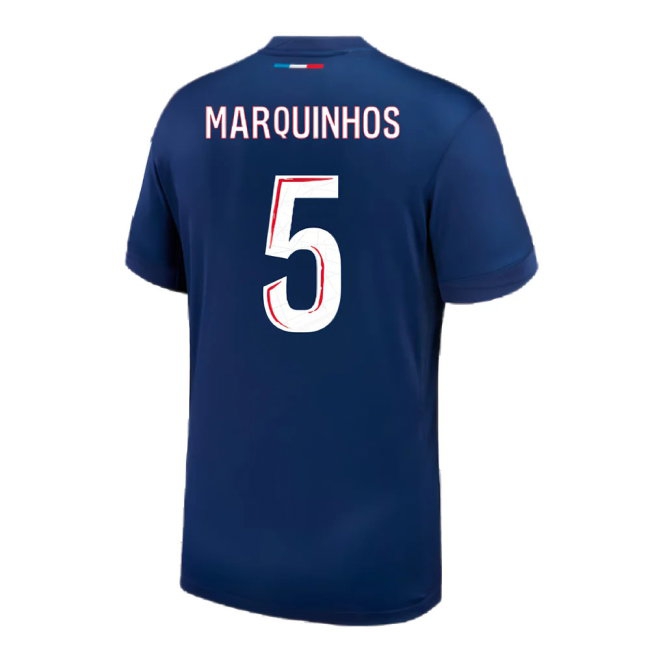 2024-2025 PSG Paris Saint Germain Home Shirt (Kids) (Marquinhos 5) — Buy Online