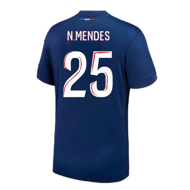 2024-2025 PSG Paris Saint Germain Home Shirt (Kids) (N.Mendes 25) — Shop Now