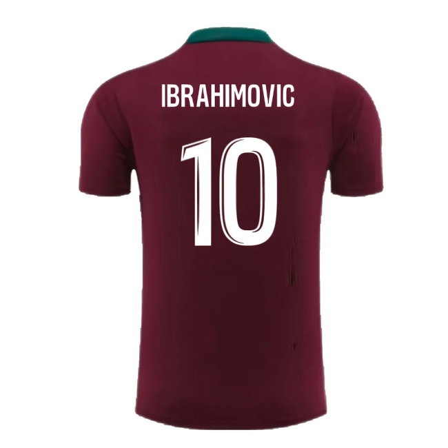 2024-2025 PSG Strike Dri-Fit Training Shirt (Bordeaux) - Kids (Ibrahimovic 10) — Buy Now